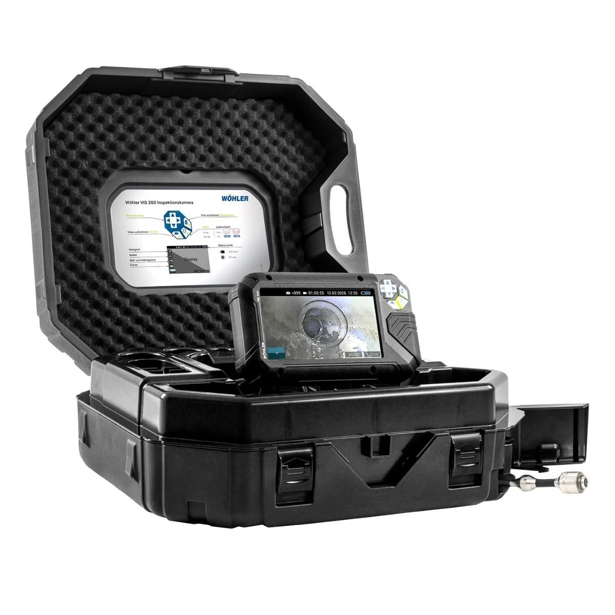 Wohler - VIS 260 - 14262 - 1" Pipe Camera - 100' Length - Image 2